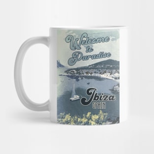 IBIZA Spain / Vintage style poster / Welcome to Paradise Mug